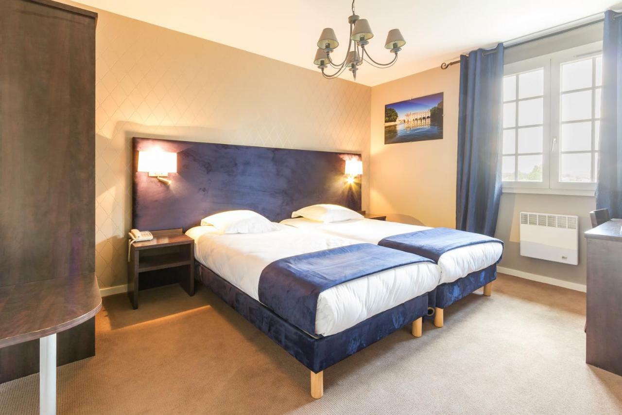 Logis Hotel Restaurant Des Chateaux Azay-le-Rideau Bagian luar foto