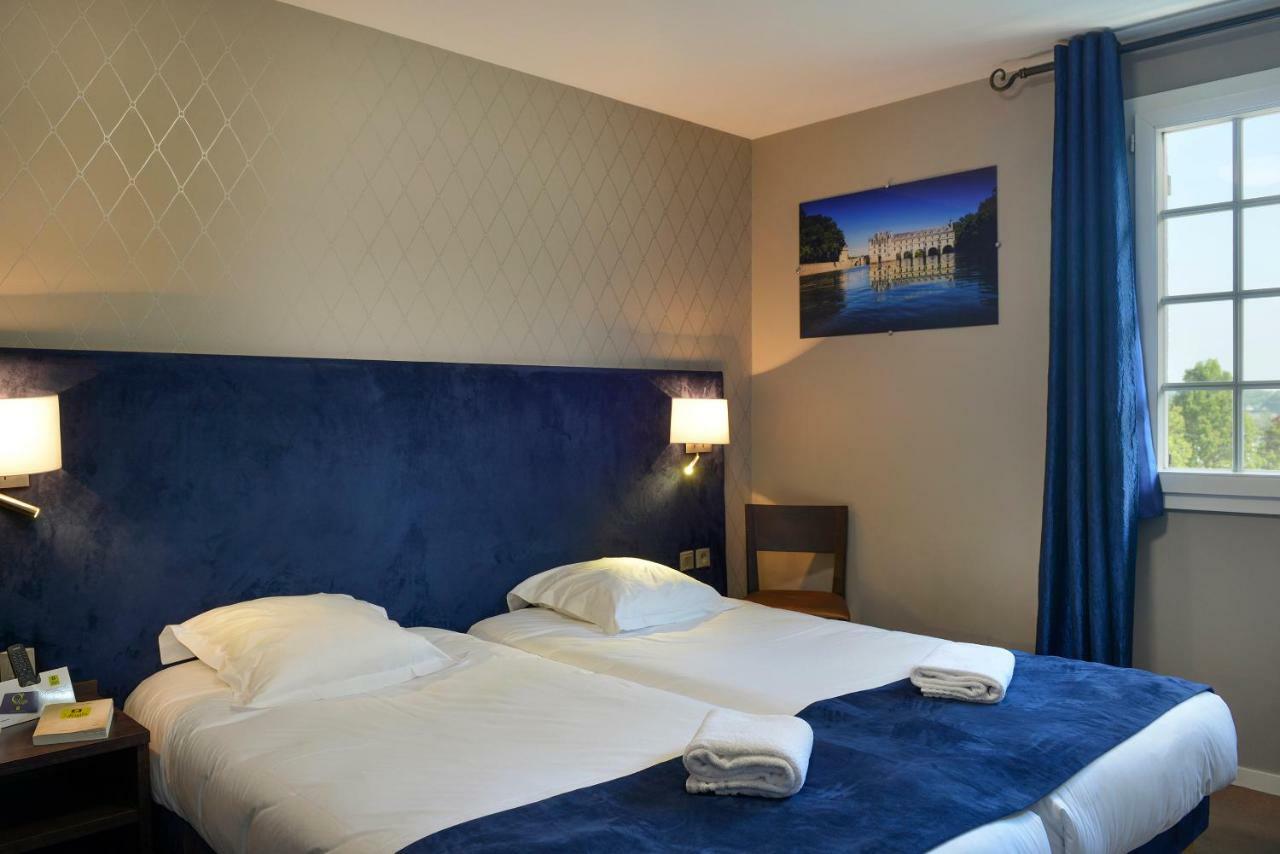 Logis Hotel Restaurant Des Chateaux Azay-le-Rideau Bagian luar foto